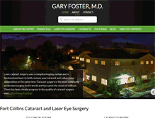Tablet Screenshot of garyfostermd.com